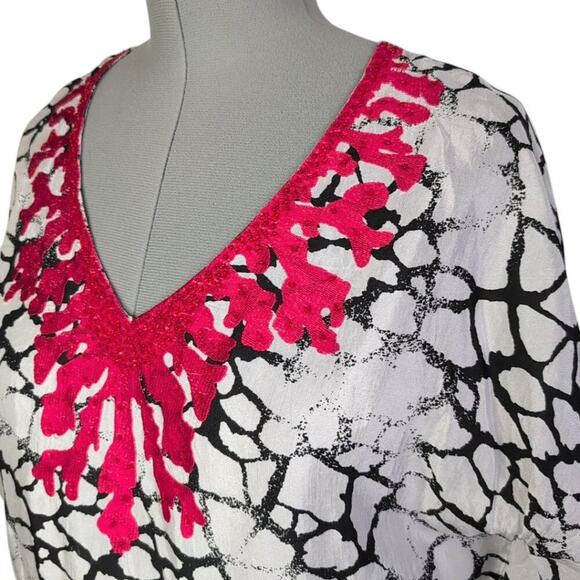Indikka New York kaftan style tunic top, size Large, Casual, Resort, Weekend - Picture 10 of 10